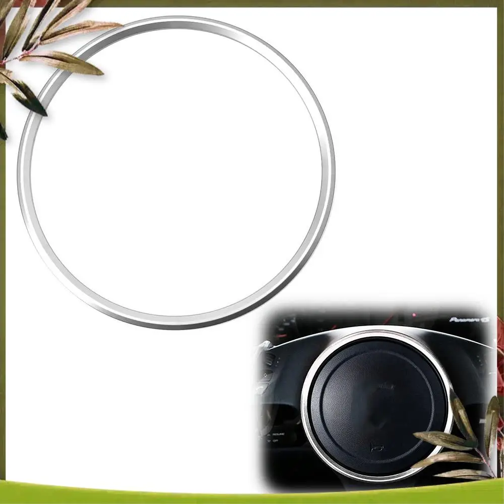 

Portable Silver Steeringwheel Ring Decoration Trim For -Porsche Cayenne Panamera Macan 911