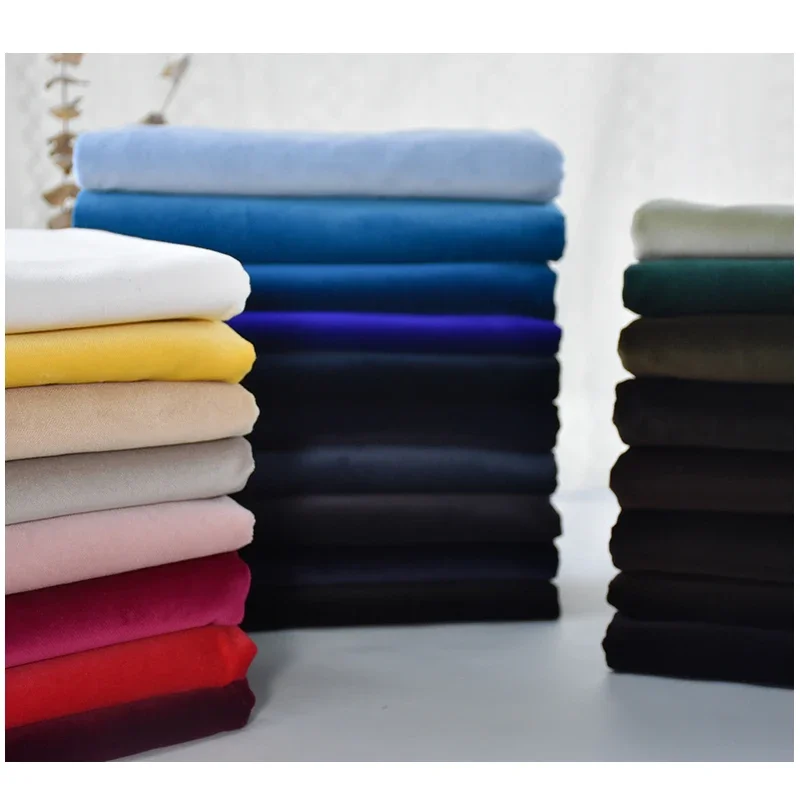 50cm/Pcs 145cm Texture Pure Cotton Velveteen Fabric Comfortable Manual DIY Cloth Soft Breathable 2020NEW Multi-Function Quality