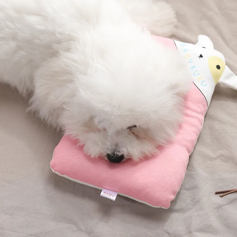 Fashion Pet Pillow Cat and Dog Sleeping Pillows Special Pillows Teddy Bear Pomeranian Dogs Supplies Dog Mat Puppy Dog Supplies