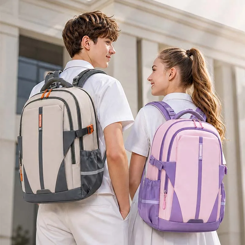 School Backpacks 2026 Unisex Burden Reduction Backpack Lightweight School Bag Large Capacity Backpacks School Backpack