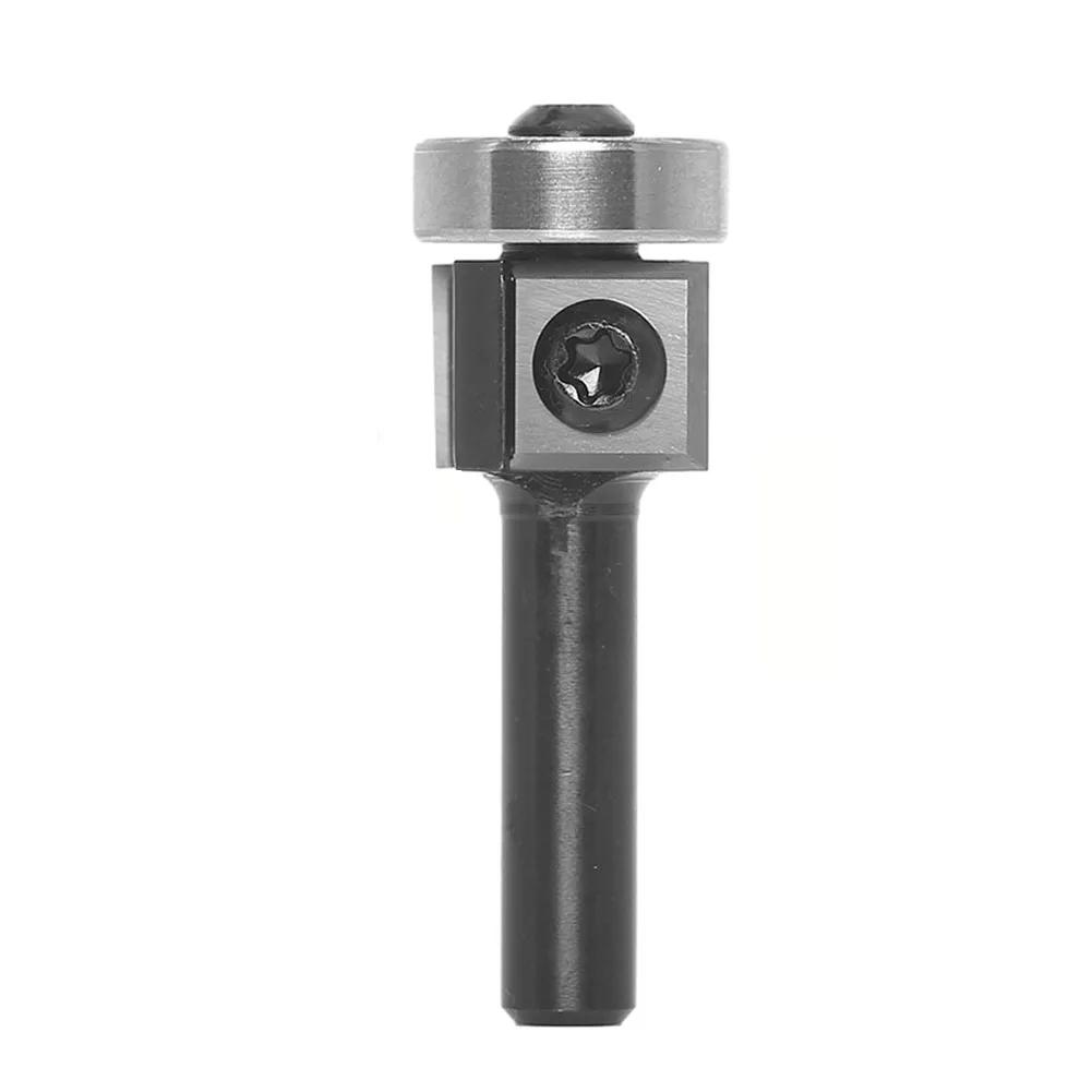 Solid Hardened Steel Router Bit Carbide Insert 8x22x30x77mm Woodworking Bit Acrylic, MDF, PVC Anti Kickback Design