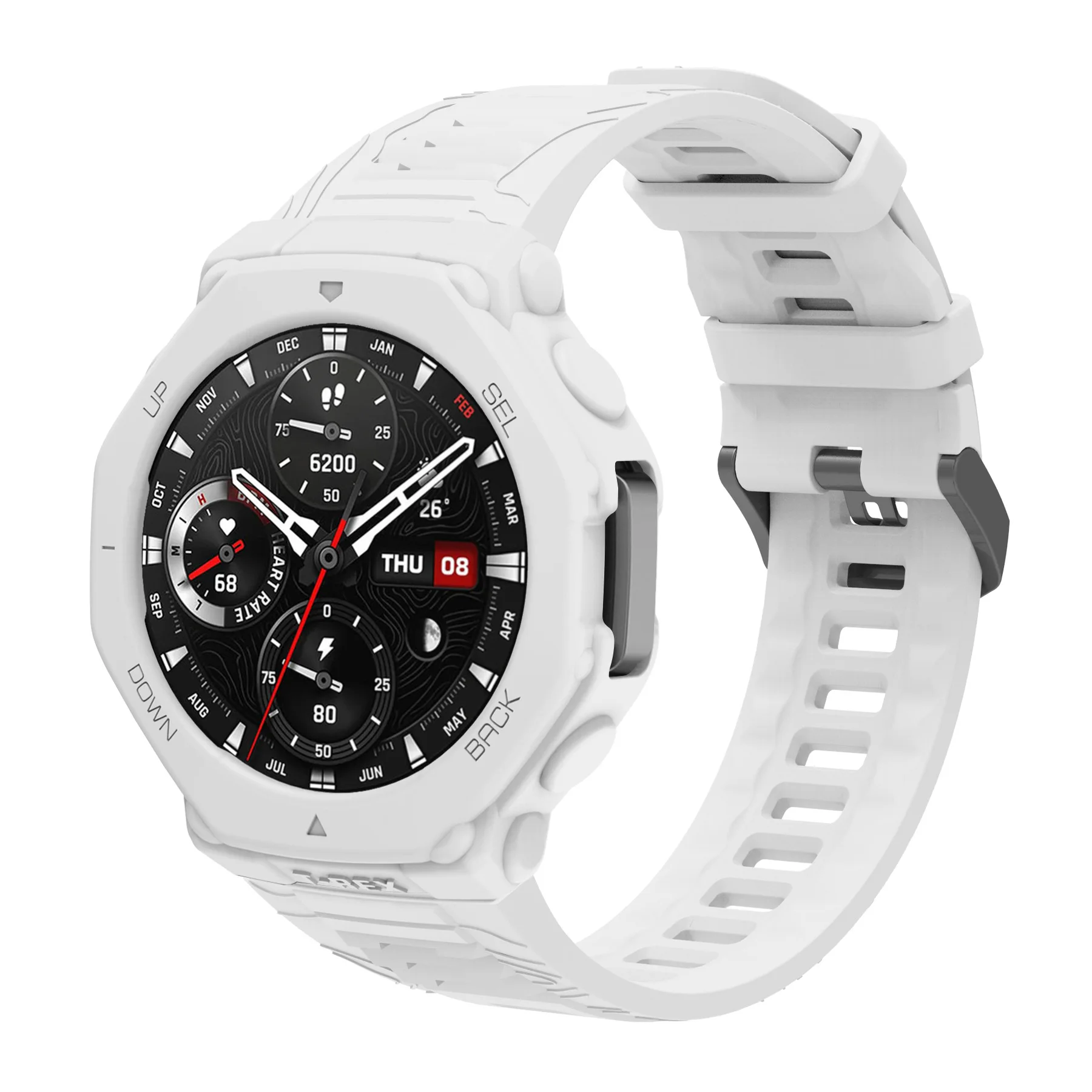 Amazfit T-REX3 클래식 실리콘 보호 시계 스트랩용 통합 실리콘 시계 스트랩 슈트