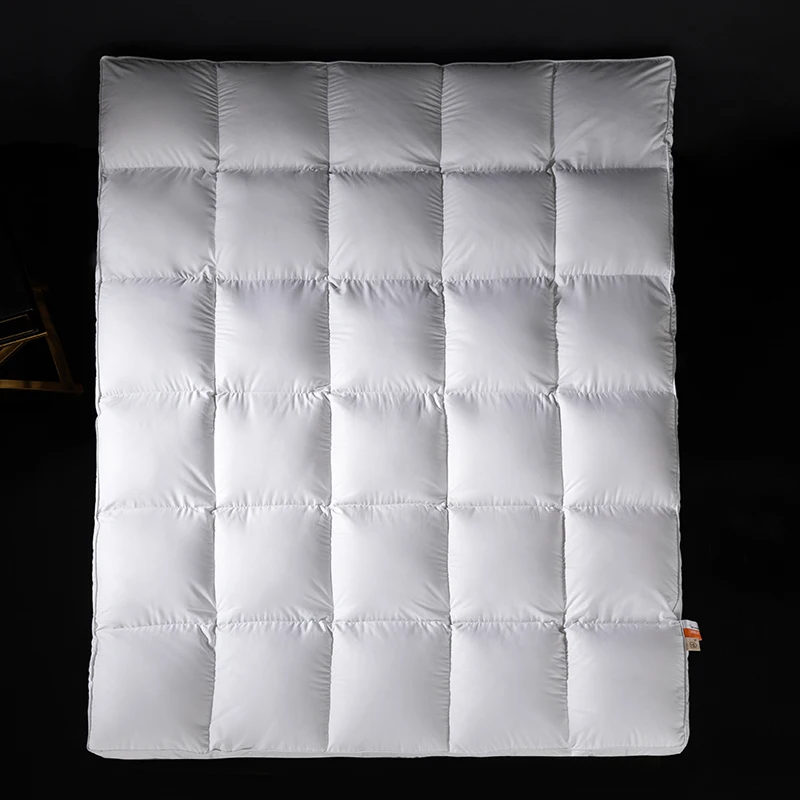 

Down Mattress 95% Goose Down Filled 1200TC Silent Fabric 800+ Loft Allergy-Free Thickness 4cm/6cm/8cm King, Queen