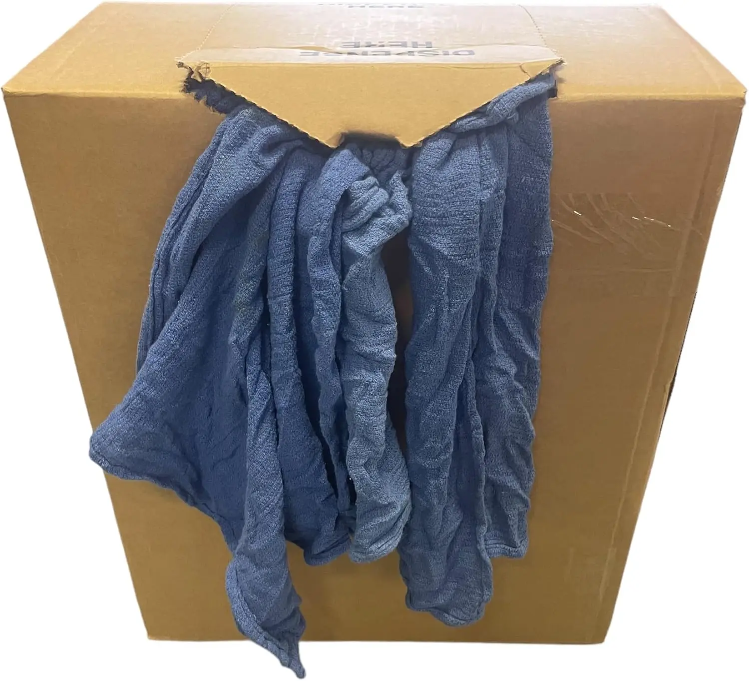 

| Reclaimed Blue Hu Towels | Surgical Towels | Shop Rags | 25Lb Box | Roughly 225 Rags Per Box