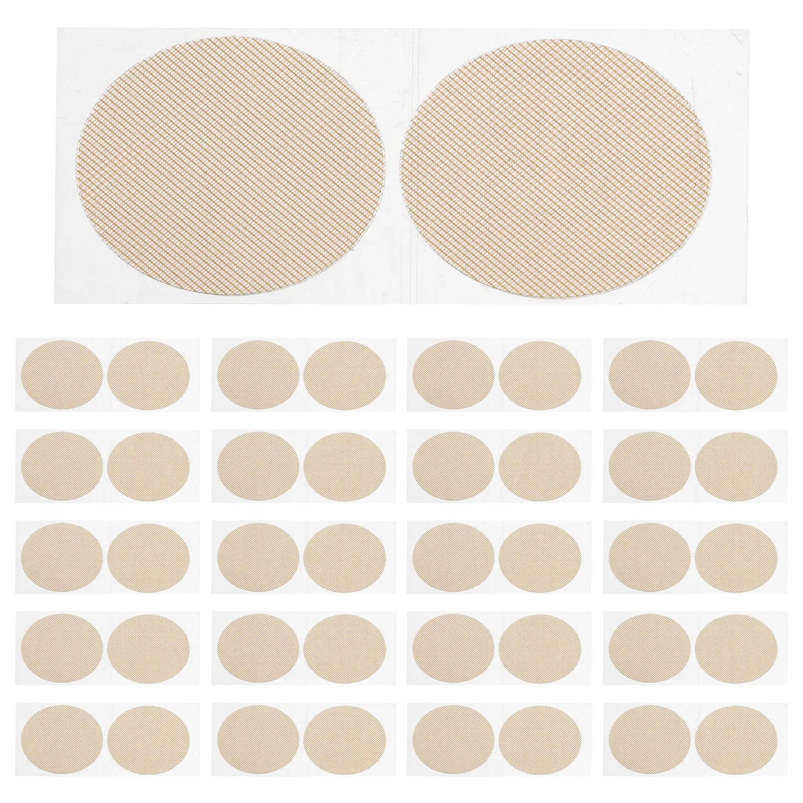 

150 Pairs Sports Invisible Pads Small Adhesive Tape Skin Color Universal Size Breathable Nylon Male