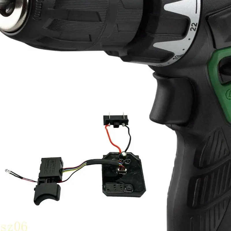 

For Makita,DeWALT,Bosch,Milwaukee Dayi Style Brushless Impact Wrench Controller Board & 8 Pin Switch Set 02651