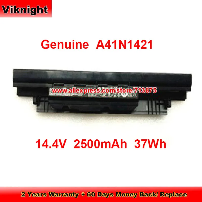 

Genuine A41N1421 Battery for Asus P2520LA P2520LJ P2530U P2530UA PU551LA ZX50JX4200 0B110-00320100 14.4V 2500mAh 37Wh