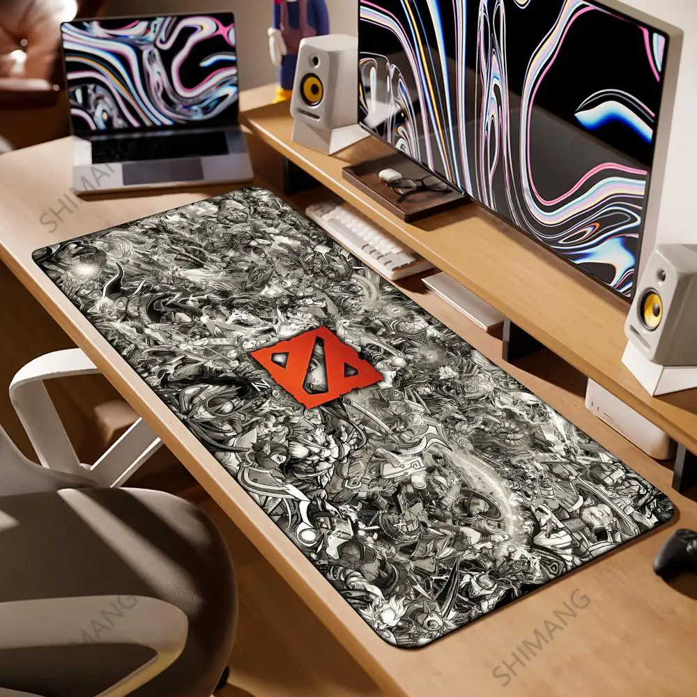 Dota 2 Anime Mousepad Speed Pc Gamer Complete Large Mouse Pad Xxl Mausepad Gaming Mouse Mat Keyboards Accessories Table Mousepad