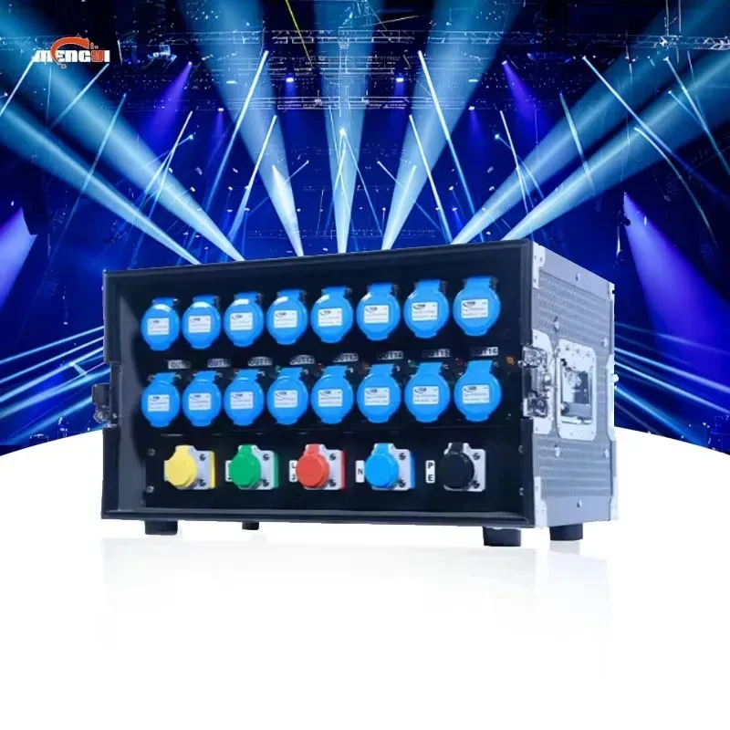 16Ch Output Stage Power Distribution Box Disco Dj Party Light for Night Club Led Rgb Lamps