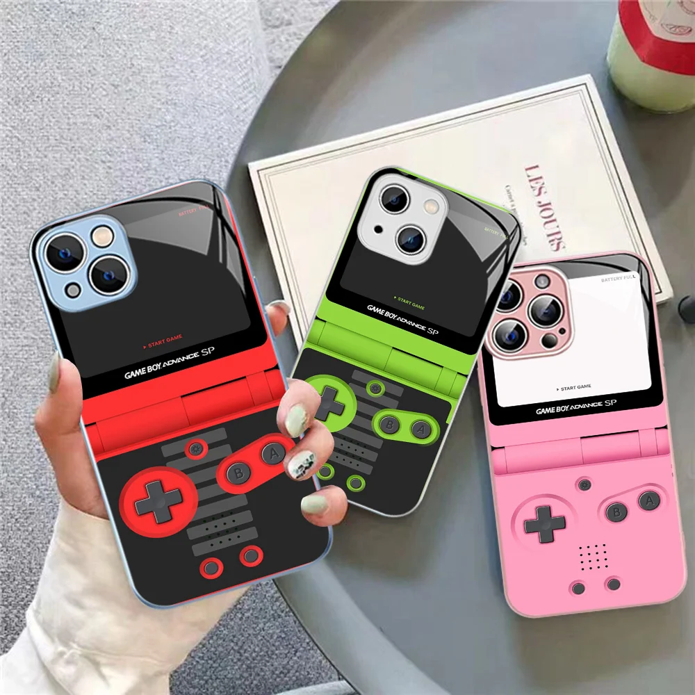 G-Gameboy B-Boy G-Game Phone Case For IPhone 14 13 12 Mini 11 Pro XS Max X XR 14 Plus Tempered Glass Cover