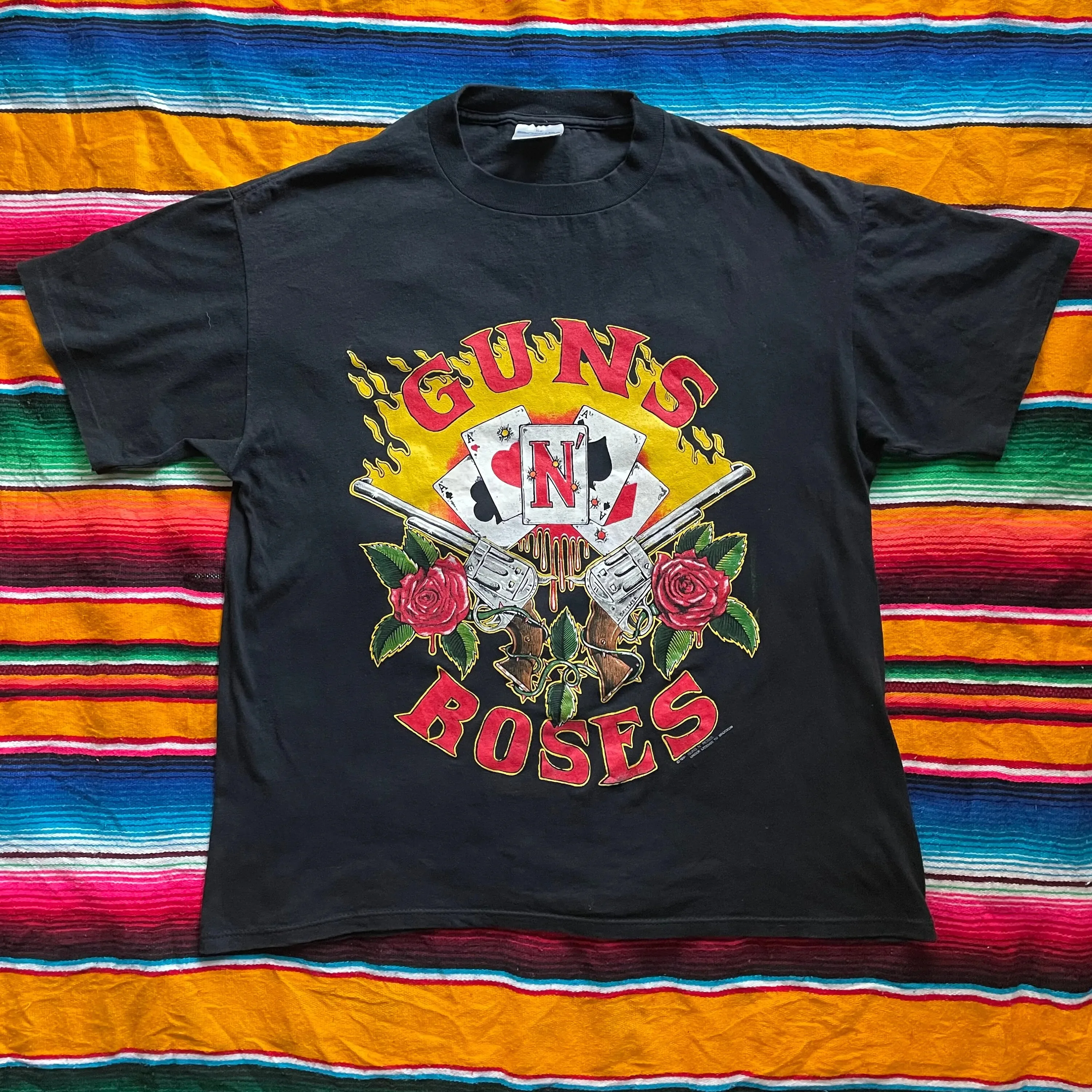 Vintage Gun N Äô Roses Tour 1991 T Shirt