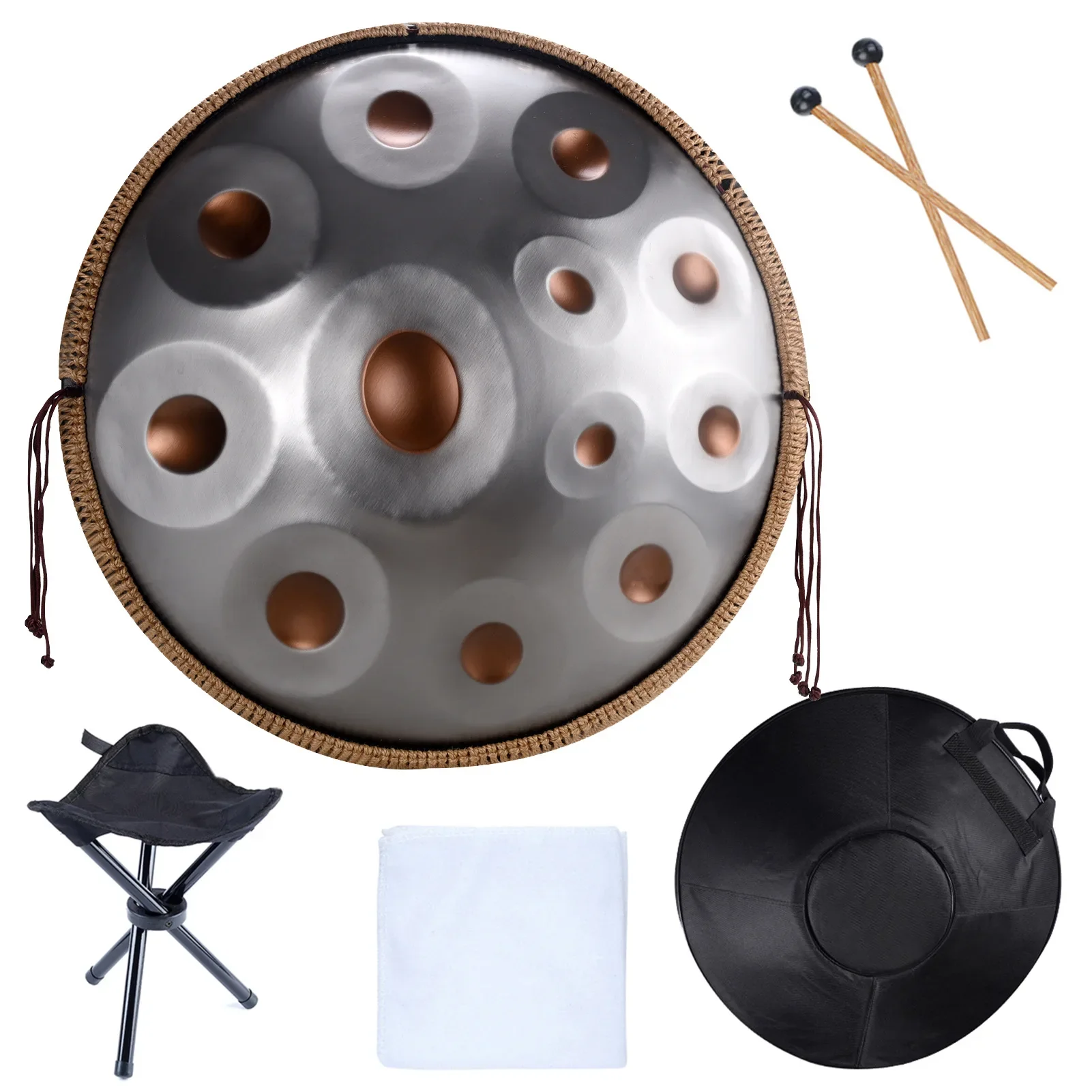 

Handplate handpan22 inch flying saucer drum percussion instrument 9-tone 10-tone ethereal steel tongue worry-free drum