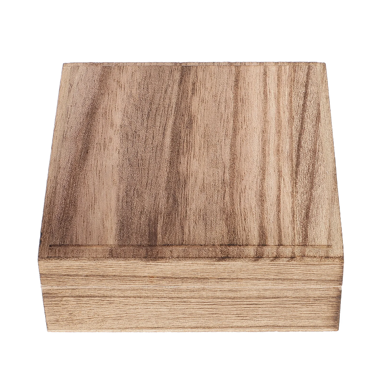 صندوق مجوهرات خشبي عتيق، حاوية متينة، تخزين مثالي للأقراط والخواتم والقلائد والأساور وحقيبة المجوهرات الخشبية