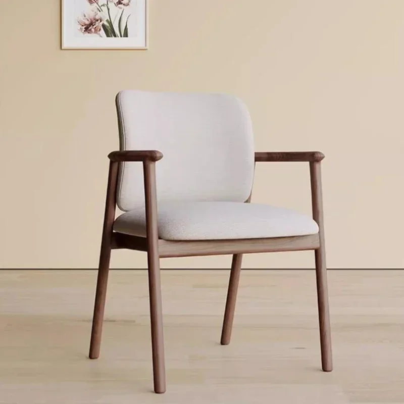 

ZSimple Design Wooden Dining Chairs Kitchen Relax Ergonomic Accent Dining Chairs Bedroom Japanese Home Furniture Cadeiras LLDCZ