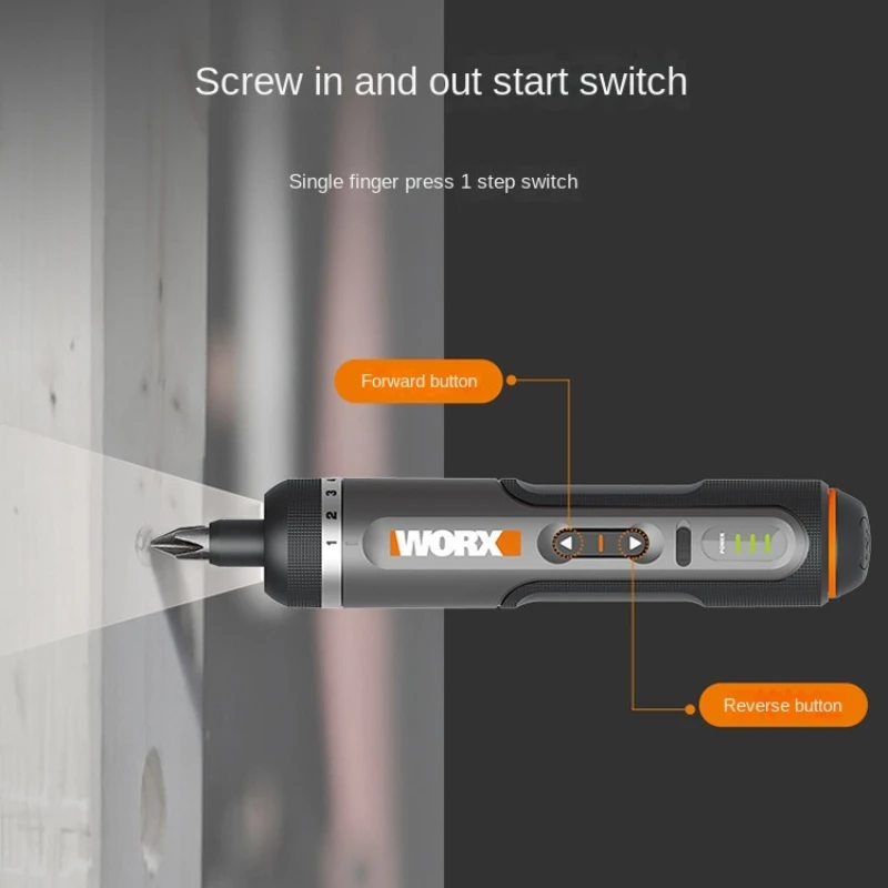 Worx 3.6V Electrical Screwdriver WX240 Smart Cordless Electric Screwdrivers USB Rechargeable Single Machine No Box Power Tools