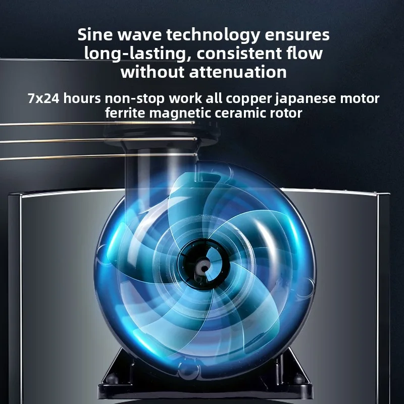 Frequency Conversion Energy Saving Silent Submersible Fish Tank Water Pump Bottom Suction for Fish Tank Water Filtration