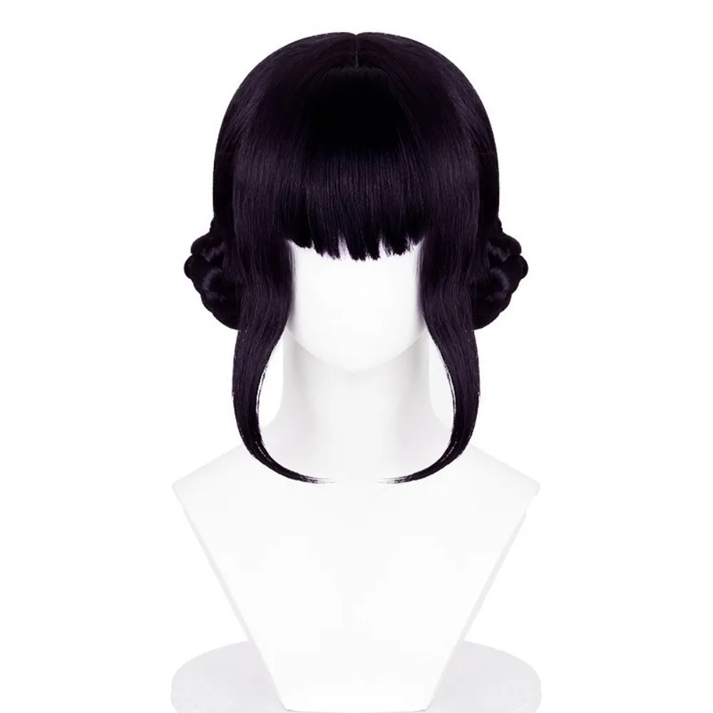 Demon slayer anime cos peruca mila zoe rumi estilo fibra de alta temperatura cabelo sintético para adultos festa traje