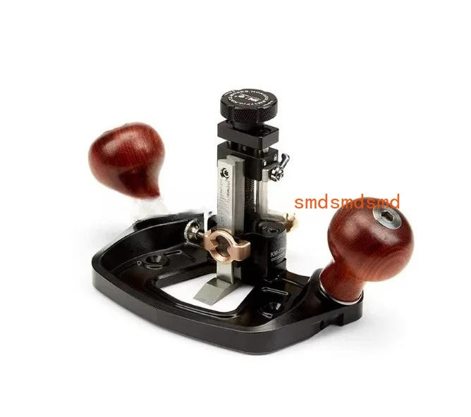 KM-17PRO Woodworking Planer with Trimming Function and Walnut Handle Replaceable Blade Bottom Cleaner Set