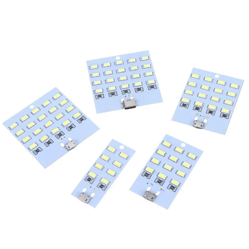 USB Led Light Board 8 12 16 20 Beads Lamp Panel High Brightness Diy Lighting Module For Emergency Light Night Lamp Project