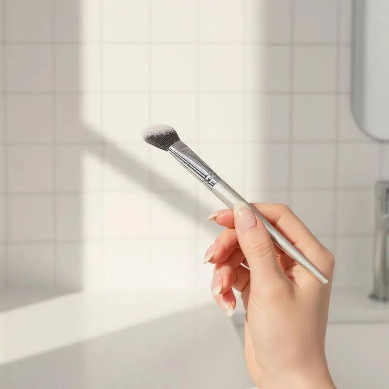 Professional Premium Contour Blusher Brushes Liquid Foundation Shadow Repairing Brushes Women Face Base Makeup Beauty Tools