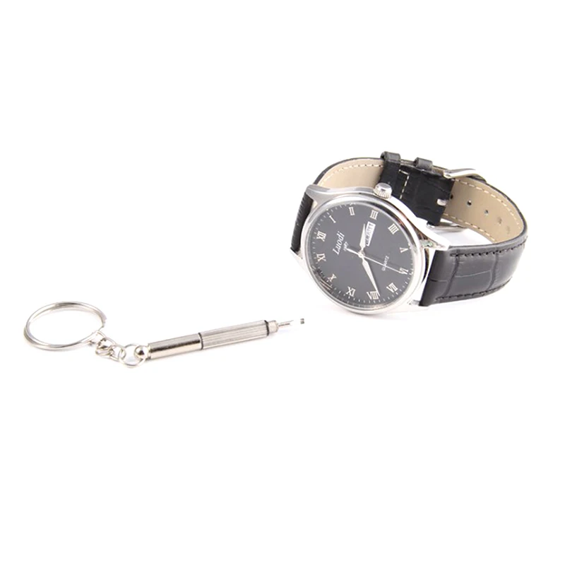 3-in-1 Multifunctional Mini Precision Repair Screwdriver Portable Optical/Eyeglasses/Sunglasses/Jewelry/Watches With Key Chain.~