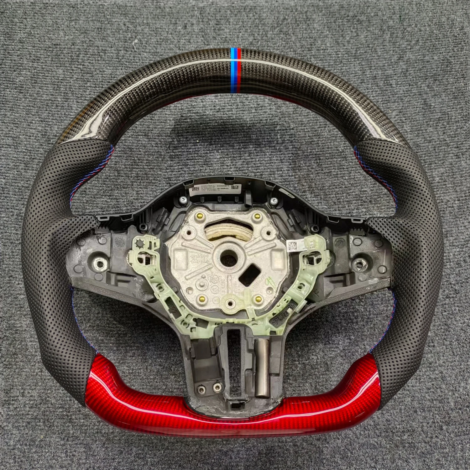 Carbon Fiber Steering Wheel For BMW G20 G28 G22 G29 F87 G80 F82 F83 G30 G31 G32 G38 G11 G12 G01 NO Paddle