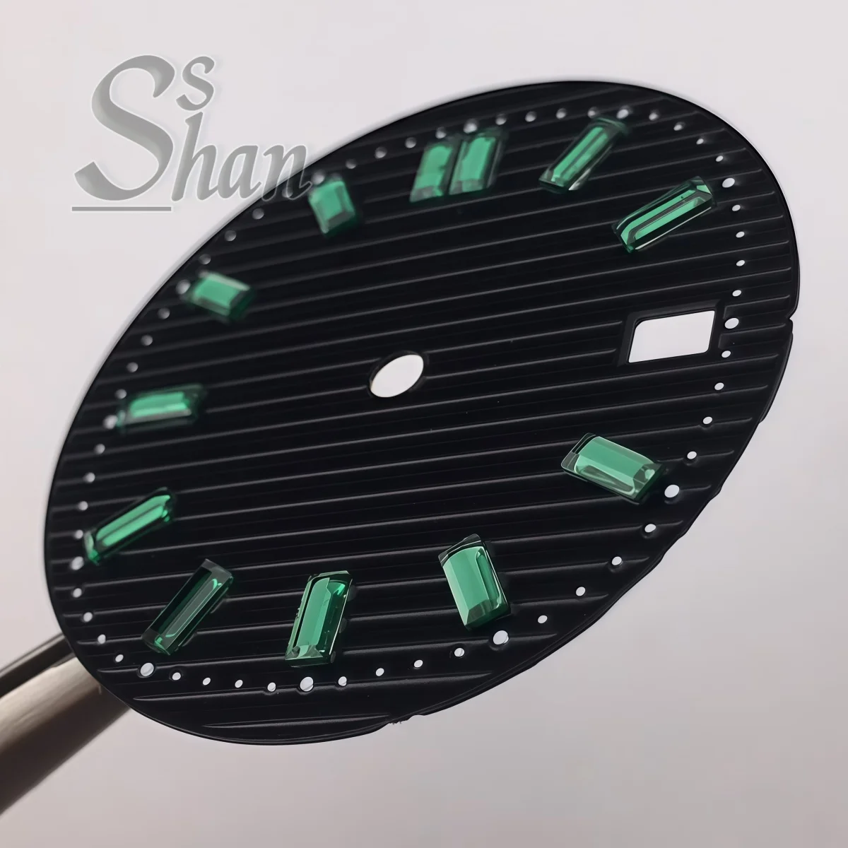 29.8mm Nautilus dial crystal decorative scale grooved dial is suitable for NH35 NH36 automatic movement modification accessories