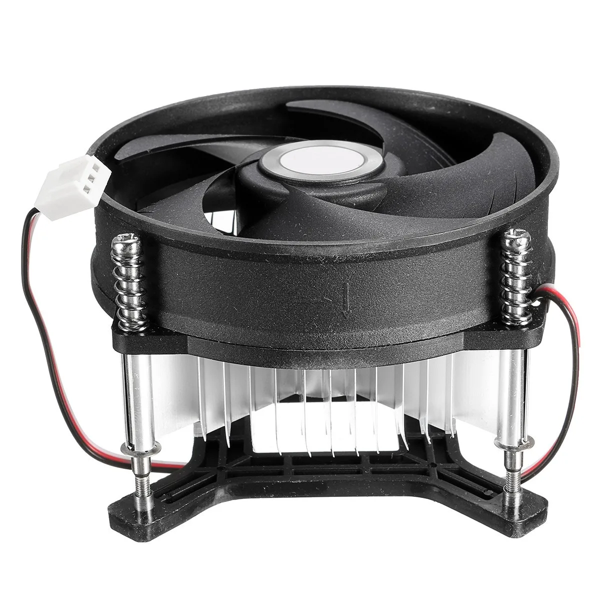 12V Aluminium Heatsink Fan for 30W 50W 100W High Power LED Bulb Cooling Cooler