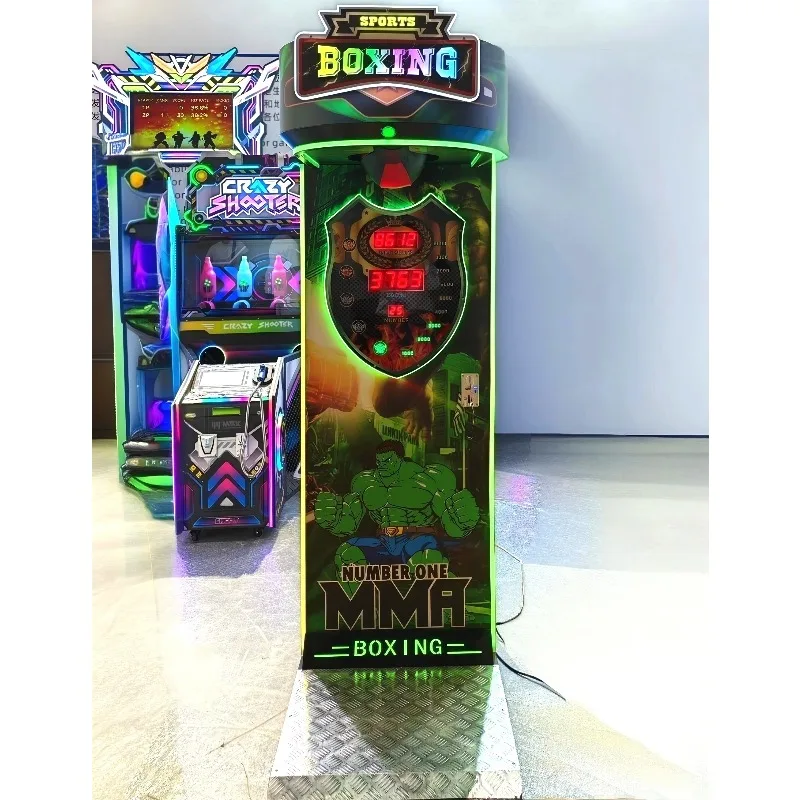 2026 New  Boxing Sports Punching Boxing Amusement Machine Sports Arcade Game Machine Boxing Arcade Simulator Customized