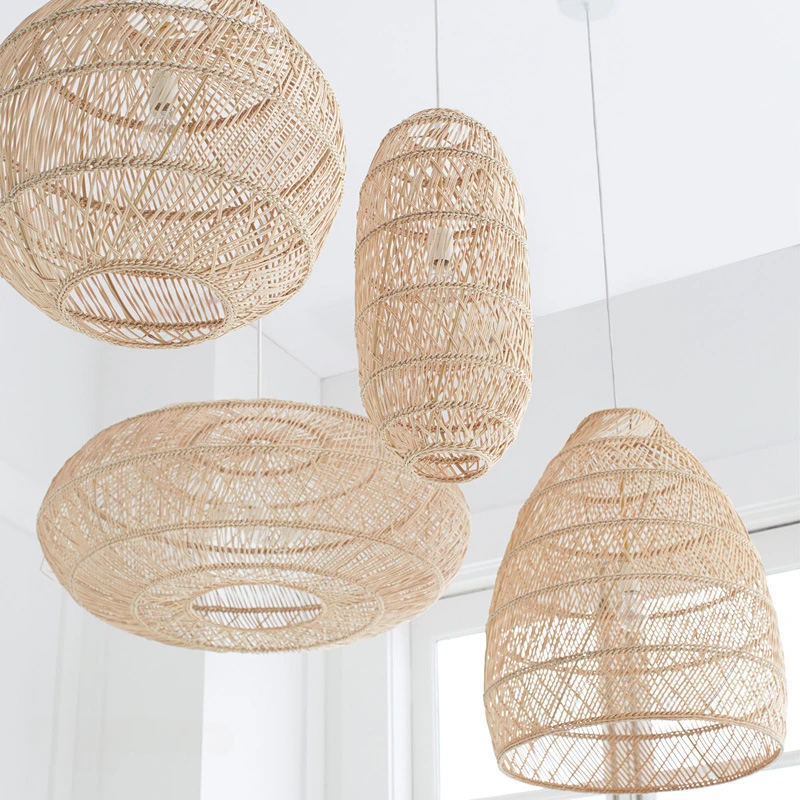 luz pendente de vime natural estilo chines lampadas tecidas a mao para viver mesa de jantar lustre suspenso para decoracao de casa 01