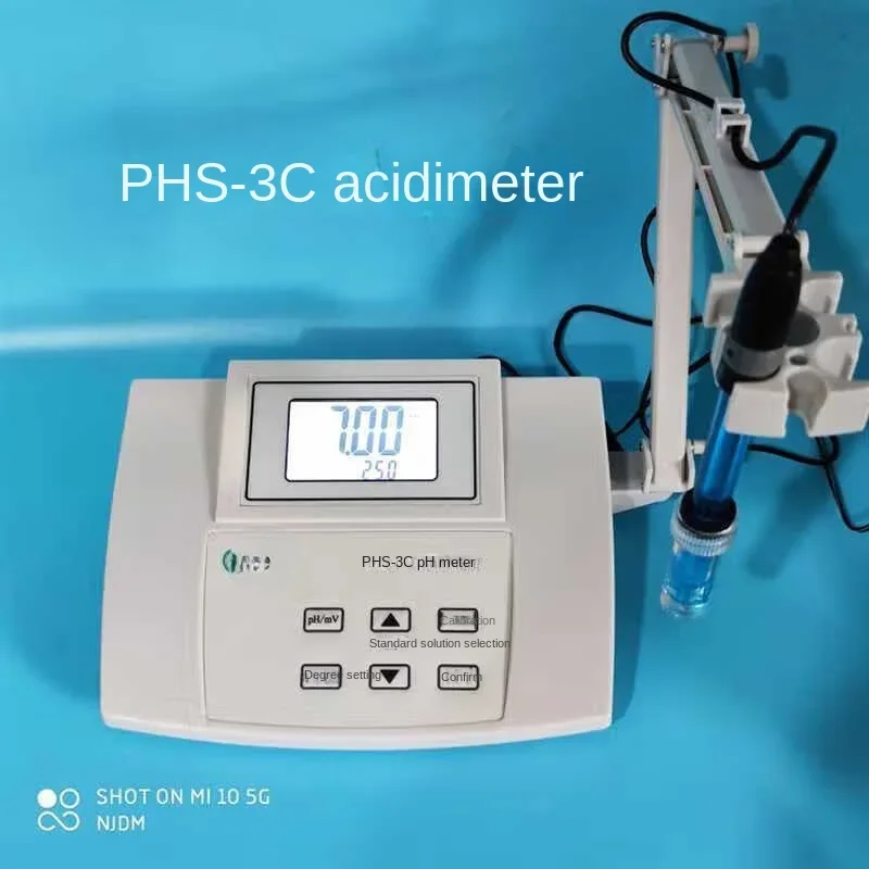 

PHS-3C3F25 Type Precision PH Meter Digital Display Desk Acidimeter Laboratory LCD Display