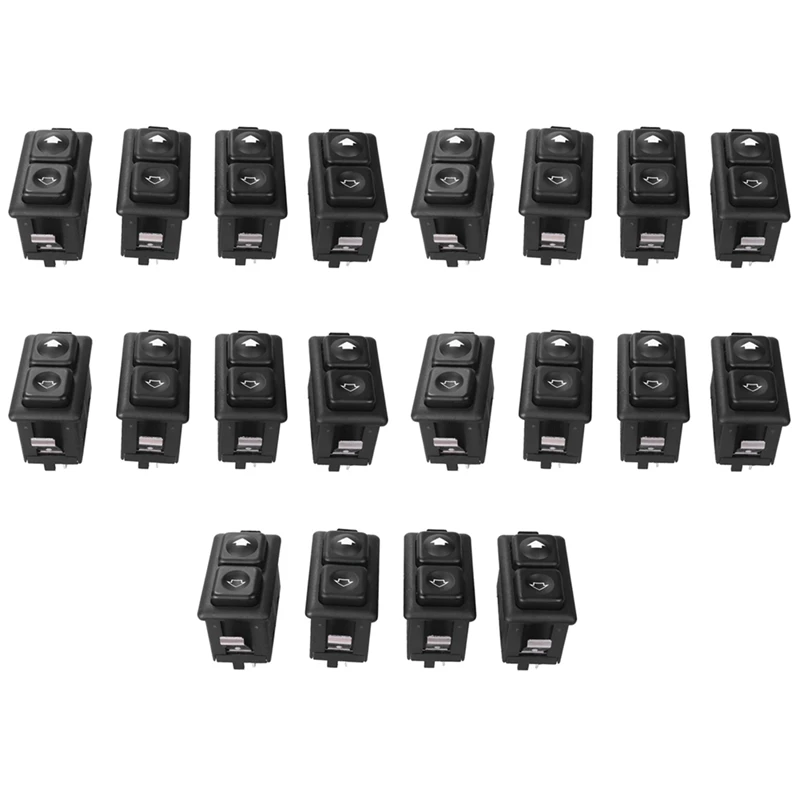 20Pcs Power Window Sunroof Switch Illuminated For Bmw E30 E24 E28 From 09/1986 61311381205 / 61 31 1 381 205