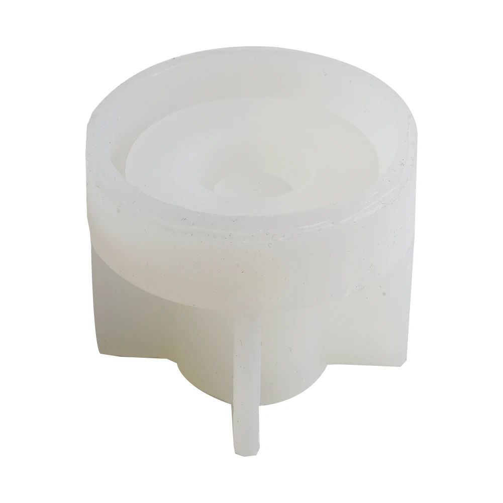 Candle Holder Silicone Compatible with Standard Wax Pouring Techniques for Hexagon Round and Small Round Outputs