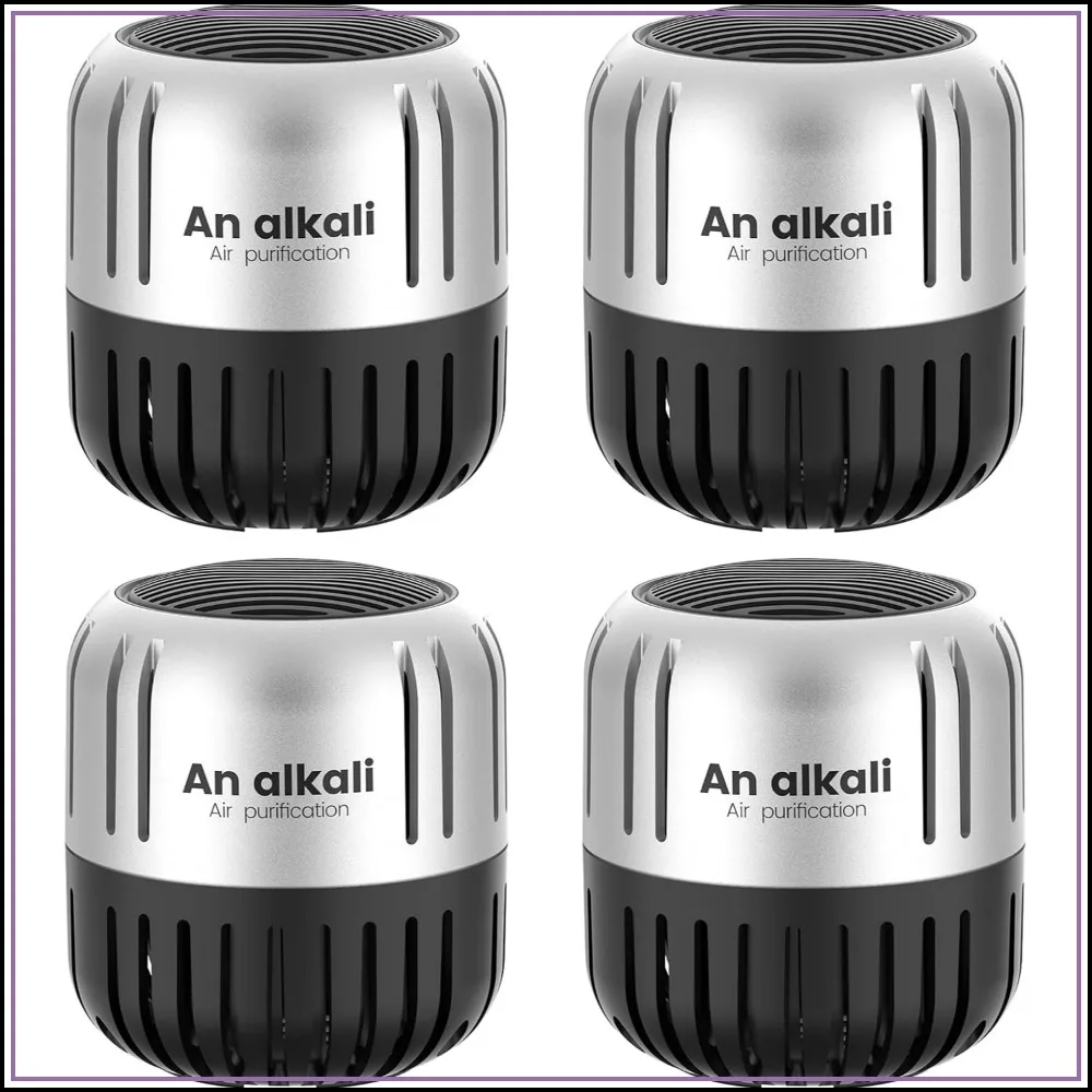 Fridge Deodorizer, 4 Pack, Lasts 10 Years, Eliminates Odors in Fridge, Closet, Car, Pet Areas