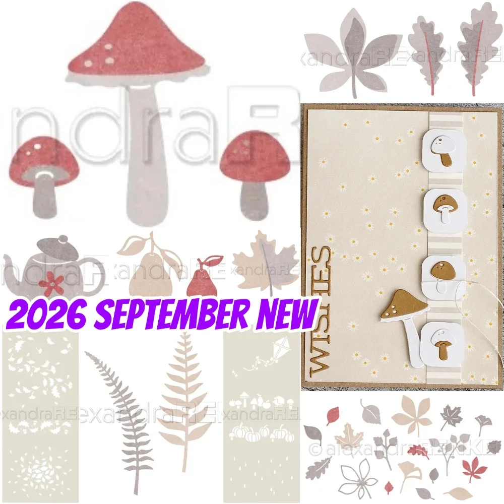 Over the Rainbow Stamps 2026 Neue Metall-Stanzformen für DIY Scrapbooking, Basteln, Fotoalbum-Vorlage, handgefertigte Dekoration