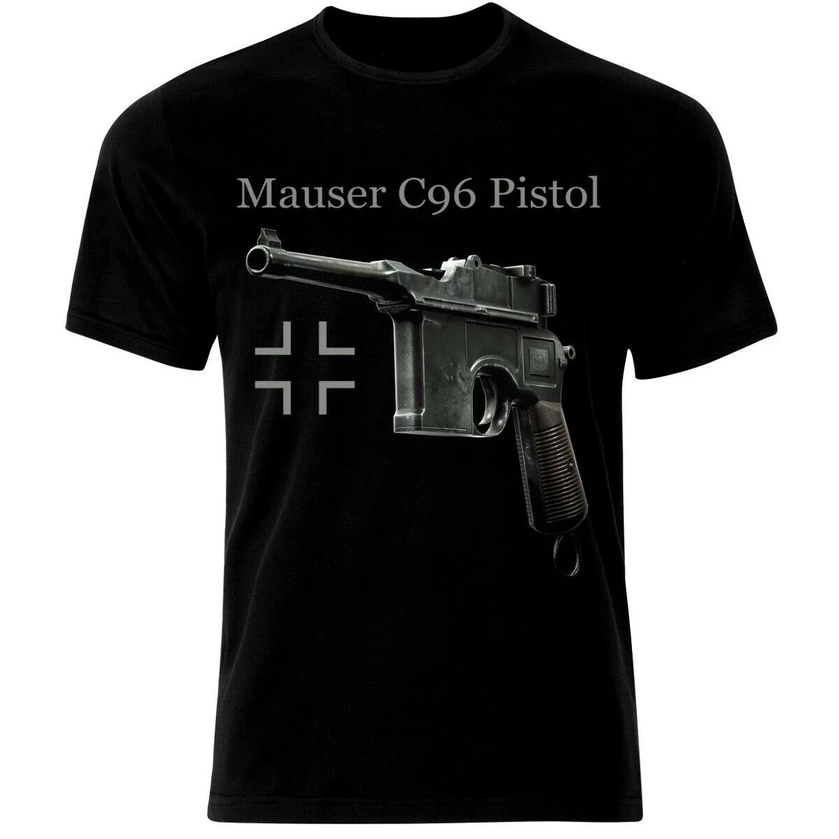 

German Mauser C 96 Pistol Handgun T-Shirt 100% Cotton O-Neck Summer Short Sleeve Casual Mens T-shirt Size S-3XL
