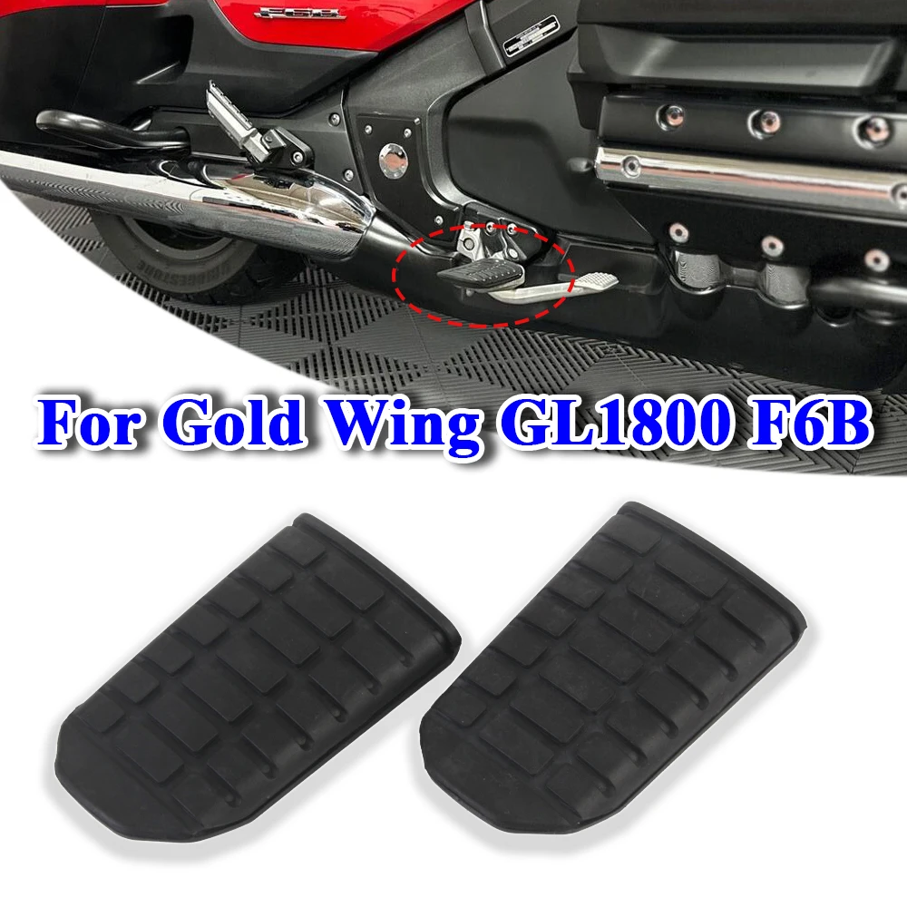 

Motorcycle Footrest Rubber Front Pedal Cover Footpeg Case Accessories For Honda Gold Wing GL1800 GL 1800 F6B 2001-2016 2015 2017