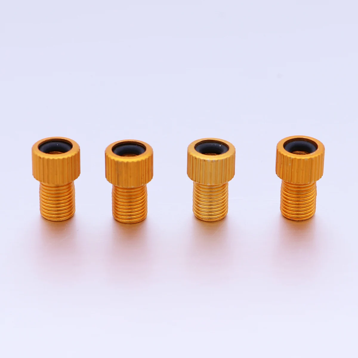 

4 pcs Aluminum Alloy To Adapter Valve Converter Road Bike Pump Air Compressor Tool Green Durable Universal