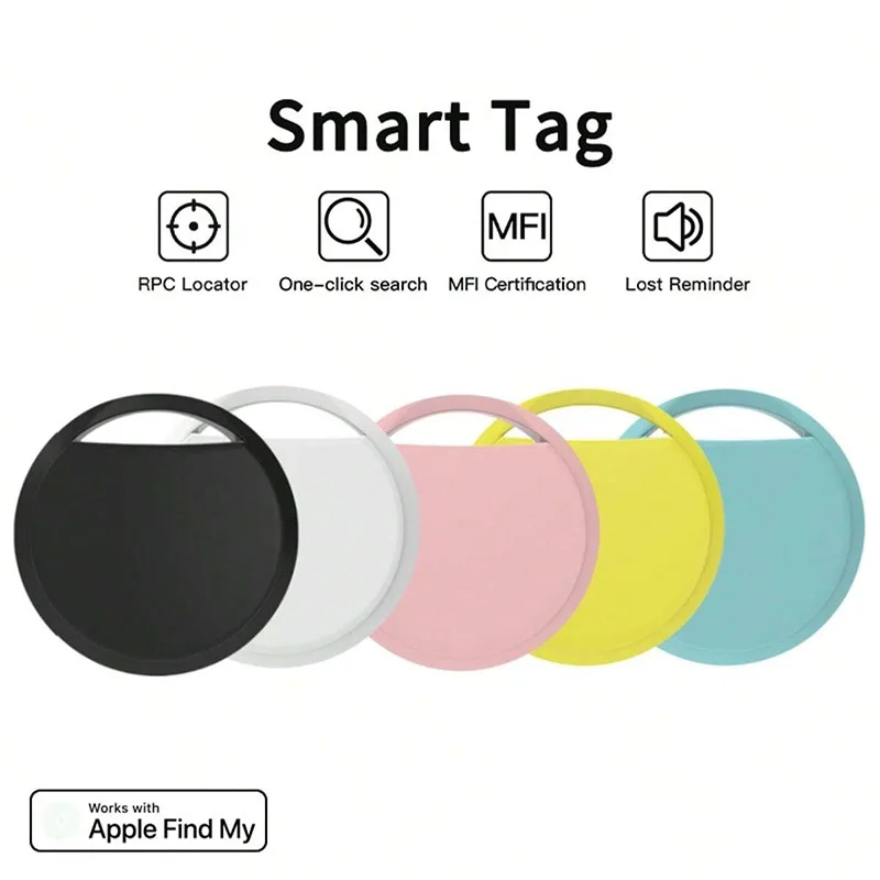 

1/4pcs Bluetooth GPS Tracker via IOS Find My App Alternatives Tag for Apple Airtag Anti-Lose Locator for Personal Item Pets