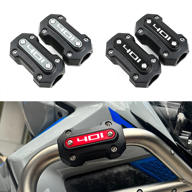 NUEVO Protector de Motor para Motocicleta Husqvarna Vitpilen 401 Svartpilen 401, Barra Protectora Anticaídas con Logotipo 401