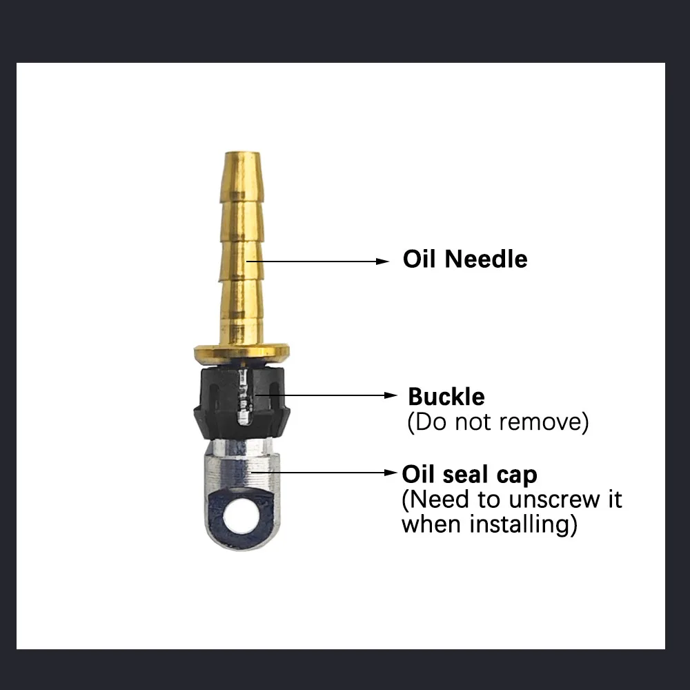 NUTT E-type Oil Needle Olive Head New E type For A5-D 2 Pistons / Y-5 4 Pistons Electric Brake Scooter Bike E-bike Parts