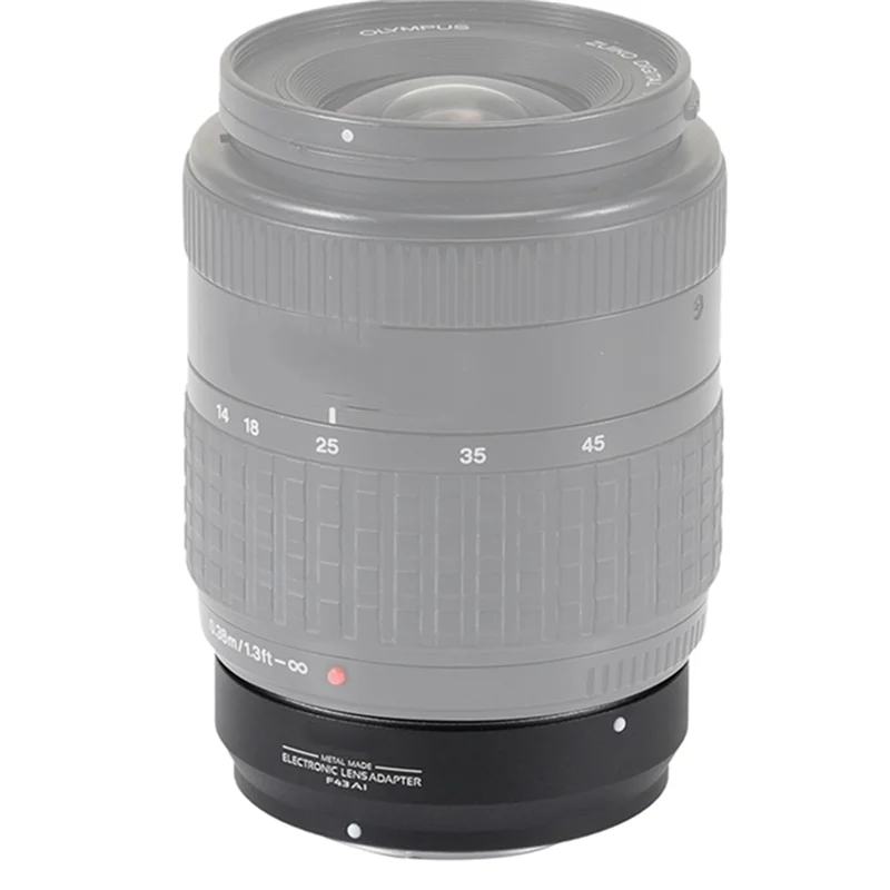 Переходное кольцо ABAC-Autofocus 4/3 для объектива 4/3, для камеры Olympus/Panasonic Micro 4/3, металлический дизайн, аксессуары для фотосъемки