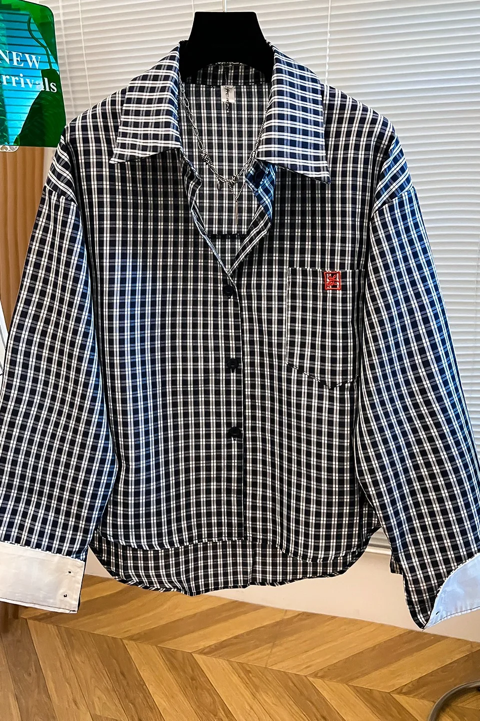 Women Long Sleeve Casual Plaid Shirt New Arrival Spring Vintage Style Turn-down Collar Loose Female Cotton Tops Shirts