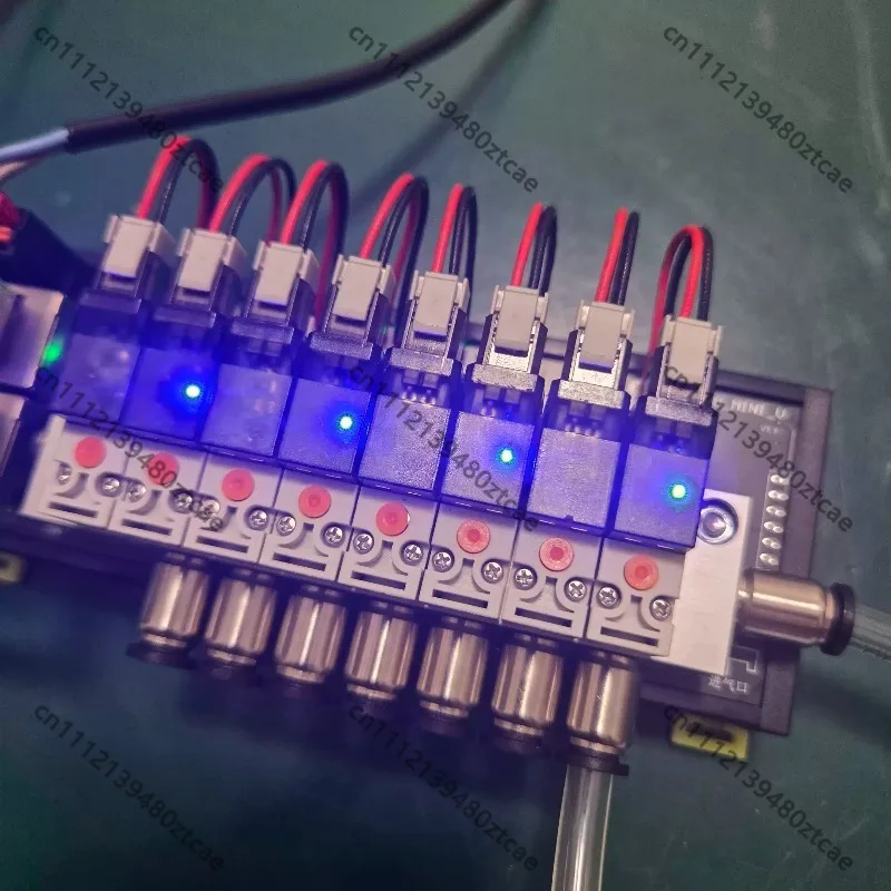 Compact Pneumatic Control Valve Manifold, Small Vacuum Air Valve Assembly for Automation Equipment