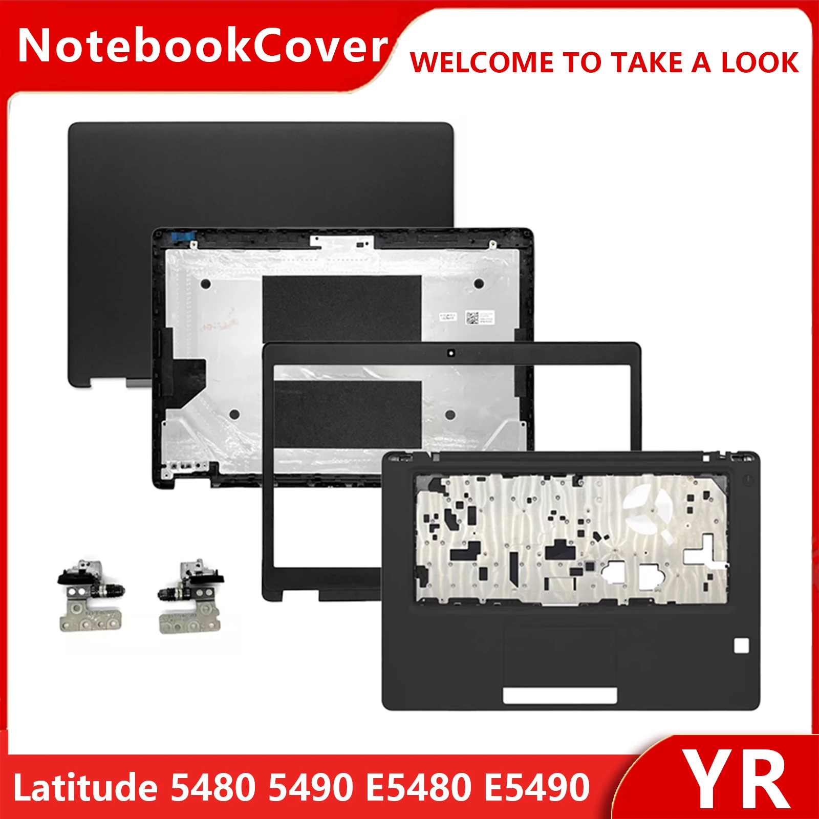 NEW For Latitude 5480 5490 E5480 E5490 Series Laptop Shell LCD Top Case/Back Cover/Front Bezel/Hinges