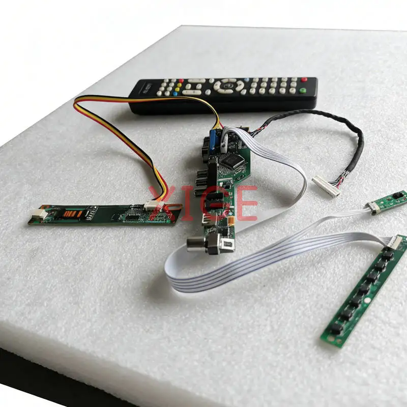 

Для LTN141AT03 LTN141AT07 LTN141AT02 LTN141AT13 Комплект платы контроллера экрана 30-контактный LVDS USB + AV + VGA + HDMI 1280*800 1280x800 1-CCFL