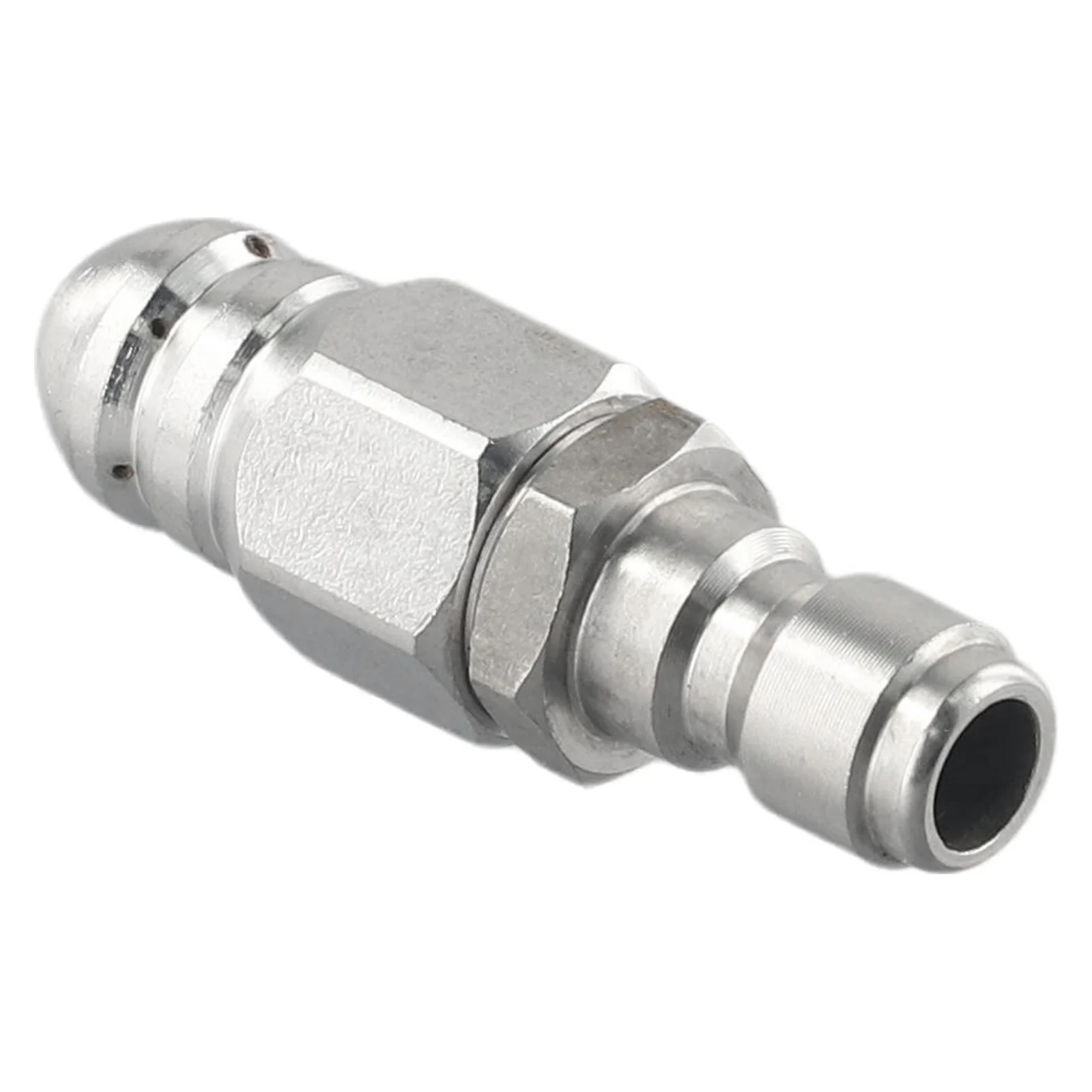 1 Front 6 Back Nozzle 1/4 inches 1/4\'\' Drain Hose Stainless Steel Wear Resistance 1/4inch Accessory Replacement