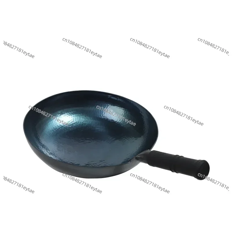 

Китайская традиционная кованая сковорода-вок из углеродистой стали, с предварительно нанесенными приправами, чугунный казан для плавления, антипригарная газовая сковорода