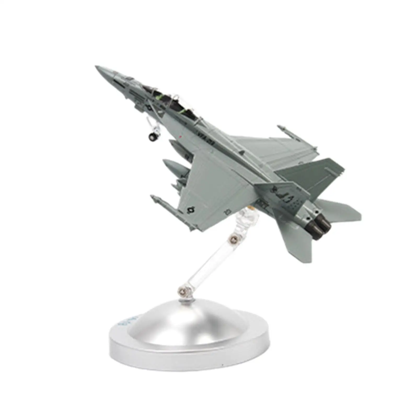 1/100 Fighter Plane with Base Metal Aircraft Model for Shelf Living Room Bar