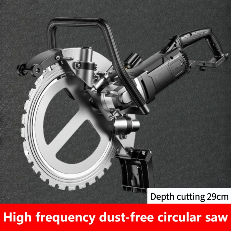 

Cement Pavement Cutter 5200W Concrete Road Cutting Machine Deep Cutting 29cm Marble Cutter